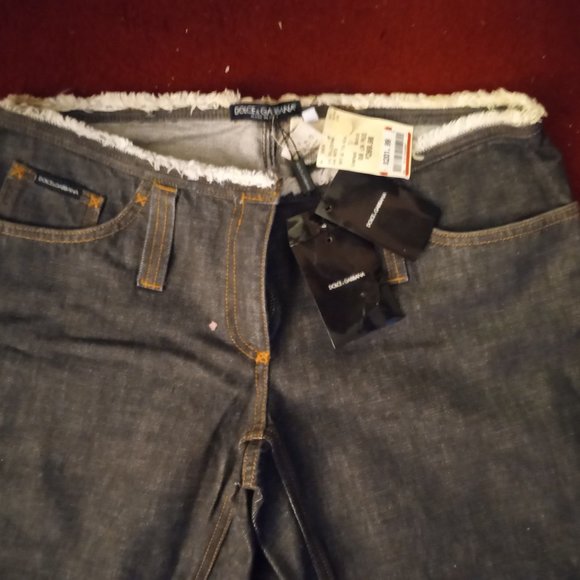 NWT Dolce & Gabbana Straight Leg Women’s Jeans Size 46 (10 US) - Picture 3 of 11